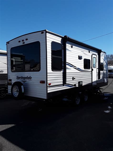 2019 keystone springdale 202rd. Used 2019 Keystone Springdale 202RD. Used Travel Trailer in Wixom, Michigan 48393. Keystone Springdale travel trailer 202RD highlights: Queen Bed Pass Through Storage U-Shaped Dinette LED Lighting Check out this luxurious travel trailer by Keystone! Model 202RD features a comfortable walk- around queen bed in the front with plenty of war ... 
