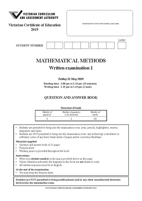 2019 Nht Methods Exam 1