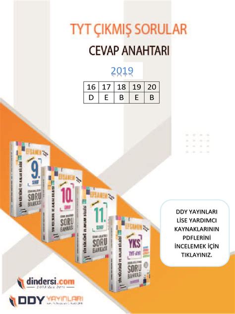 2019 Tyt Soruları