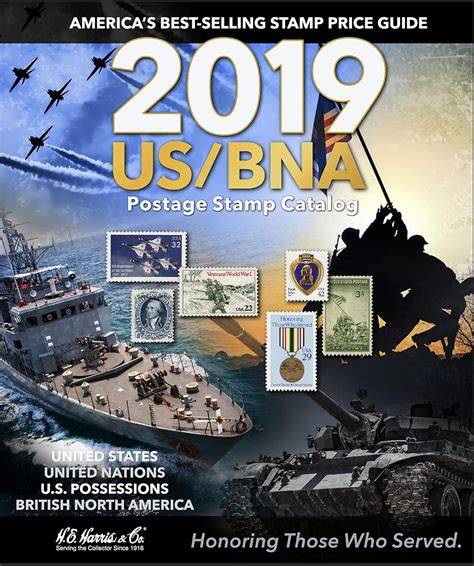 2019 us bna postage stamp catalog