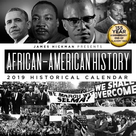 Read Online 2019 African American History Calendar By James Hickman
