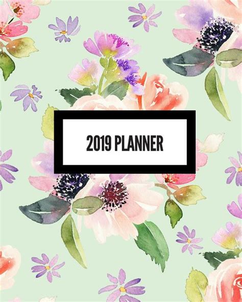 Download 2019 Planner Weekly And Monthly Calendar Schedule  Organizer  Inspirational Quotes And Fancy Unicorn Cover  January 2019 Through December 2019 By Not A Book