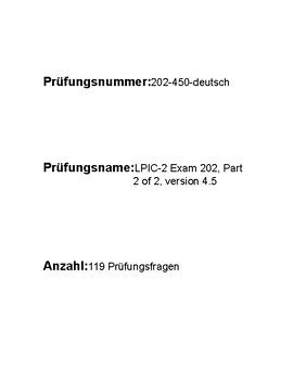 202-450-Deutsch Prüfungs Guide