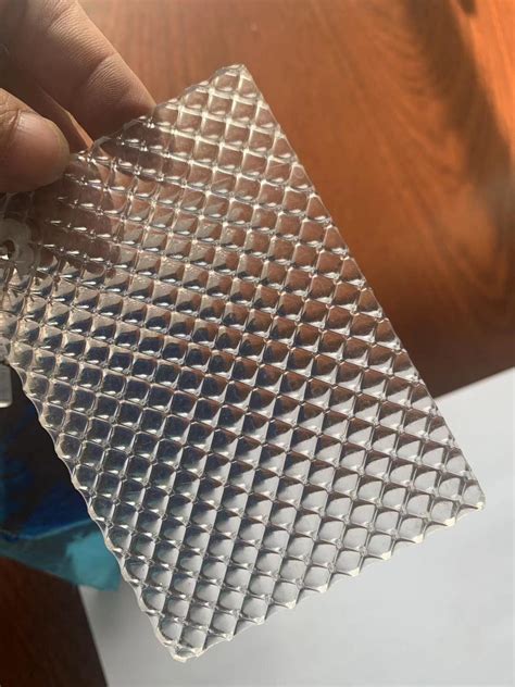 2020 Polystyrene Patterned Acrylic Textured PS Diffuser Sheet for