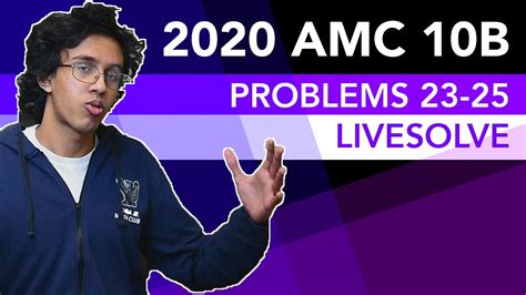 2020 AMC 10B2020 AMC 10B Test with detailed step-by-step solutions for questions 1 to 10. AMC 10 [American Mathematics Competitions] was the test conducted b.... 