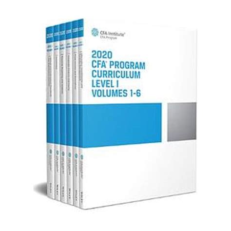 2020 Cfa Program Curriculum Level 2 Volume 4