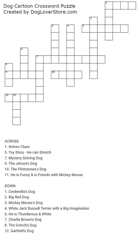 The Crossword Solver found 30 answers to "cartoon dog created b