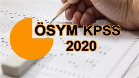 2020 kpss ön lisans sınav tarihi