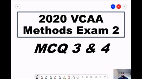 2020 Vcaa Methods Exam 2