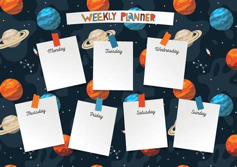 Download 2020 Planner For Kids Galaxy Planets Cover  Childrens Daily Weekly And Monthly Planner  2020 Year Calendar Schedule Appointment Organizer  Happy Planner Kids Journal For Boys Girls By Not A Book