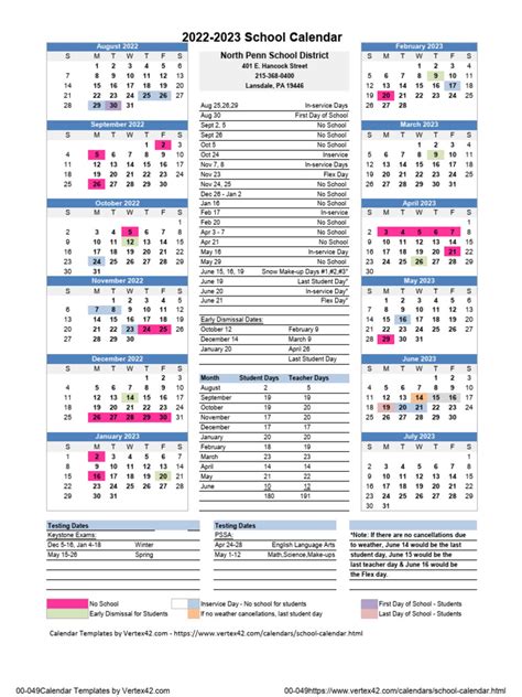 20202021 NPSD Calendar