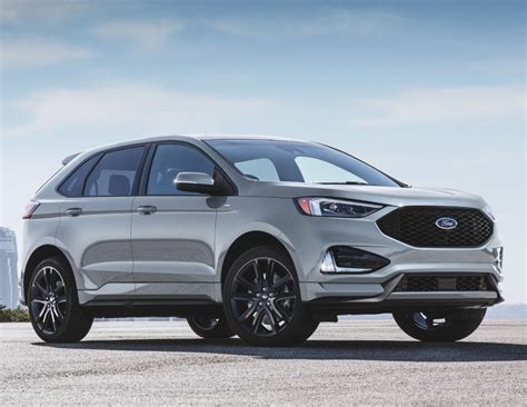 2021 Ford Edge ST AWD Silver 4D Sport Utility. A Ford Edge at Coastal