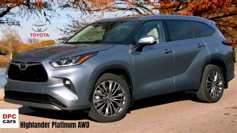 2021 Toyota Highlander Platinum AWD in Moon Dust Color YouTube