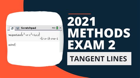 2021 Methods Exam 2 Solutions