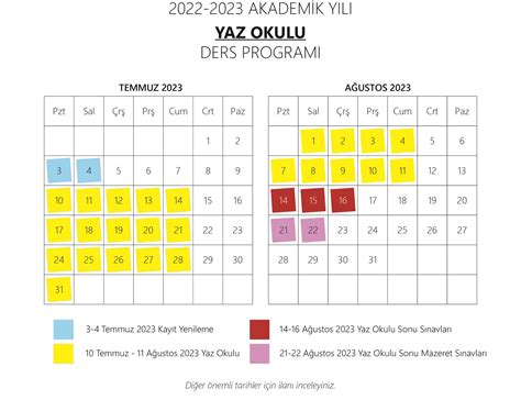 2022 2023 Dönemi Yaz Okulu Duyurusu. 