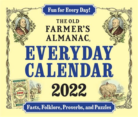 2022 Almanac Calendar