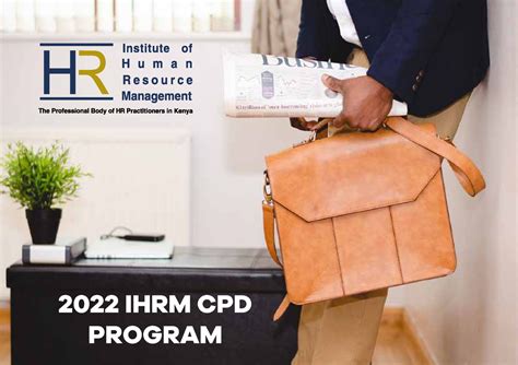 2022 CPD Calendar TRAINING PROGRAM PLANNING 2022 IHRM CPD PROGRAM Who we are