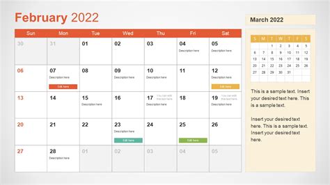 2022 Calendar PowerPoint Templates SlideModel
