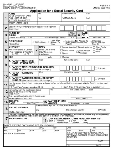 2022 Social Security Card Form Fillable, Printable PDF & Forms Handypdf