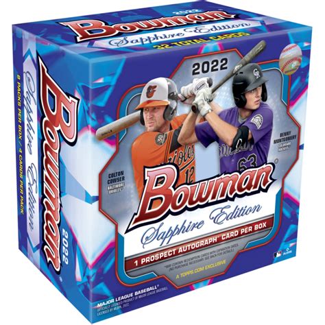 According to the checklist put out by Topps, 2019 Bowman Draft Sapphire Edition Baseball has no autographs. 582 Montgomery Club members got first crack at boxes with a pre-sale on December 16 with .... 