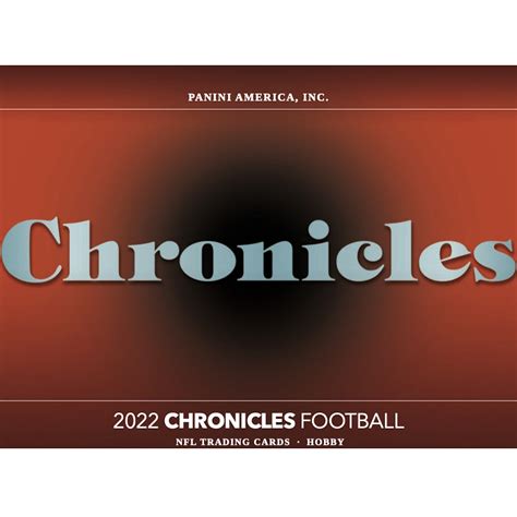Panini Chronicles NFL Football is scheduled to release on Wednesday