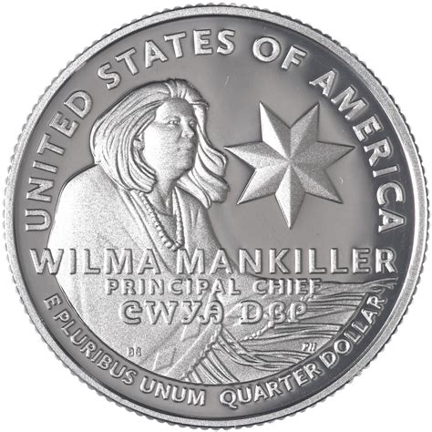 Wilma Mankiller (Version 3) The third coin in the