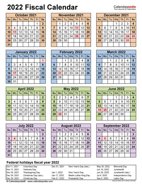 Business, corporate, government or individual fiscal year calendars and planners for the US fiscal year 2023 as defined by the US Federal Government, starting on October 1, 2022 and ending on September 30, 2023. The calendars cover a 12-month period and are divided into four quarters. Each fiscal year quarter is color-coded in a different color.. 