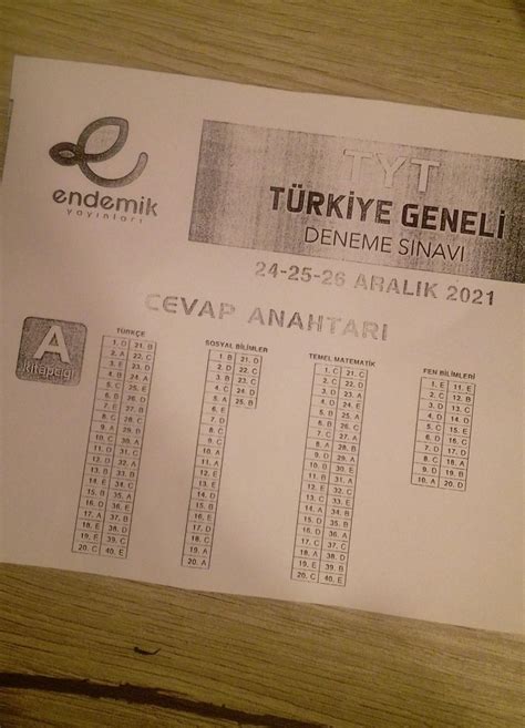 2022 işler türkiye geneli deneme sınavı cevap anahtarı