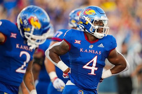 2022 kansas football. May 26, 2022 · Kansas has announced times and television/streaming information for its first three games of the 2022 football season. The Jayhawks will open against Tennessee Tech at 7 p.m. Friday, Sept. 2 at ... 