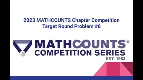 2011 Chapter Competition Target Round Problems 1 and 2 Name School DO NOT BEGIN UNTIL YOU ARE INSTRUCTED TO DO SO. This section of the competition consists of eight problems,