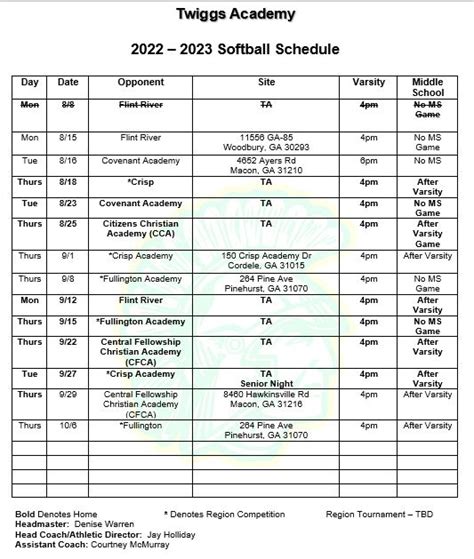 2022 softball schedule. 2022 Softball Schedule. All times listed as Central Standard Time. Times and Dates subject to change. Add To Calendar. Text Only. 2022 All Games . View Type: ... 