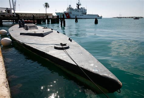 Drug trafficking using submarines