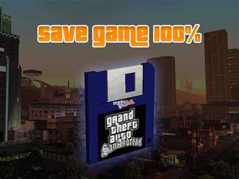 Gta save game download san andreas