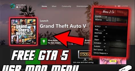 GTA 5 Online Mod Menu PC, PS4 & Xbox One