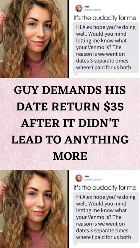 2023 Guy Demands His Date Return 35 After It Didn t Lead To