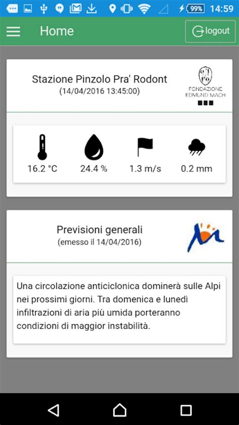 Meteo Trentino APK Download for Android checking Trentino