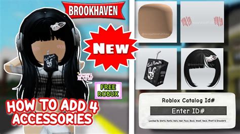 2023 Roblox accessory ids gaming etc. 