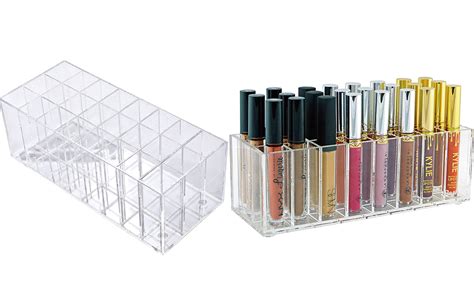 1Pcs Lipstick Organizer, Luxury Leather Lip Gloss Bag, Mini