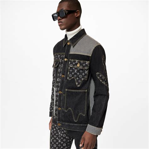 Multi-Patches Mixed Leather Varsity Blouson - Ready to Wear