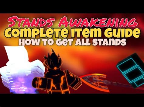 HOW TO GET ANY STAND OR ITEM IN STANDS AWAKENING AFK! 
