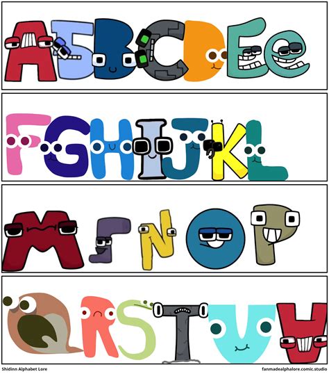 Browse Unifon Alphabet Lore Comics - Comic Studio