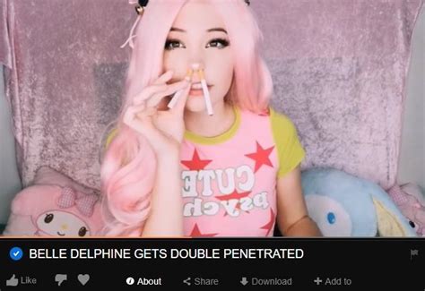 Belle Delphine gets SCISSORED, Belle Delphine's Pornhub Account