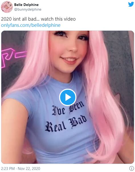 The Belle Delphine racy video leaves Twitter scandalized
