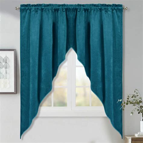  MYRU Absolutely Blackout Curtains 2 Panels 2 Layers