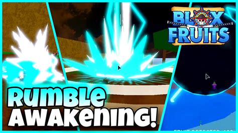 Rumble Awakening best showcase in Blox Fruit Update 14! 