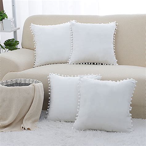 2023 Couch pillows set of 4 only throw 