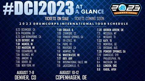 2023 DCI Huntington Ticket Alert Request