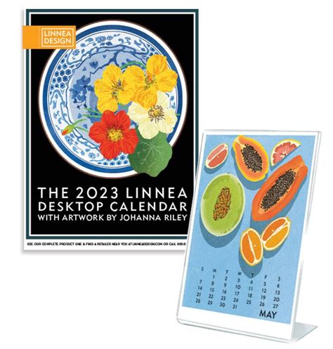 2023 Desktop Calendar Linnea Design