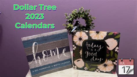 2023 Dollar Tree Calendars