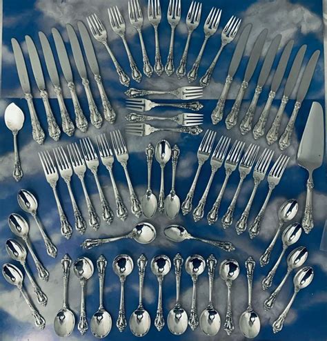 9 1/4 Sterling Silver Lettuce Fork Louis XV by Whiting MM
